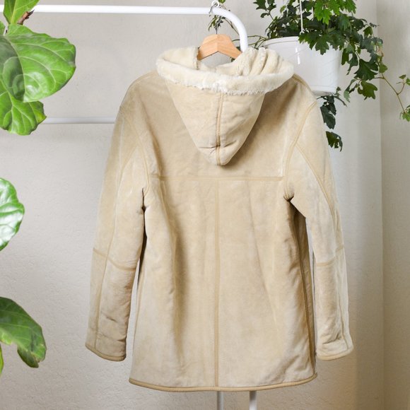 Vintage Genuine Leather Shearling Coat - Picture 3 of 6